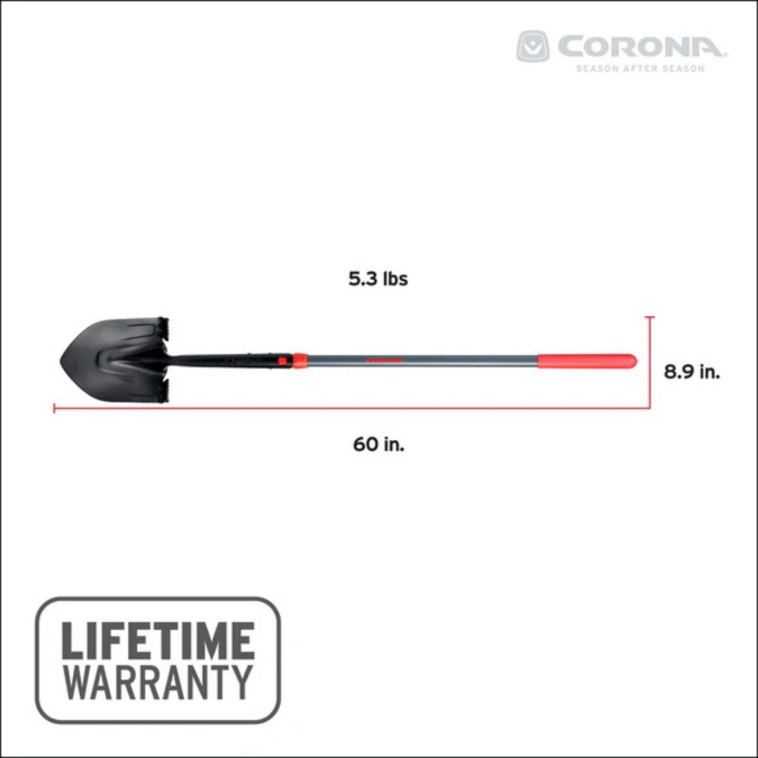 Round Point Boron Steel Shovel – Corona – 60″